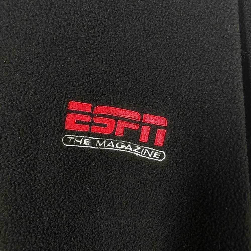 VINTAGE 90s ESPN Magazine Fleece Quarter Zip Pull… - image 6