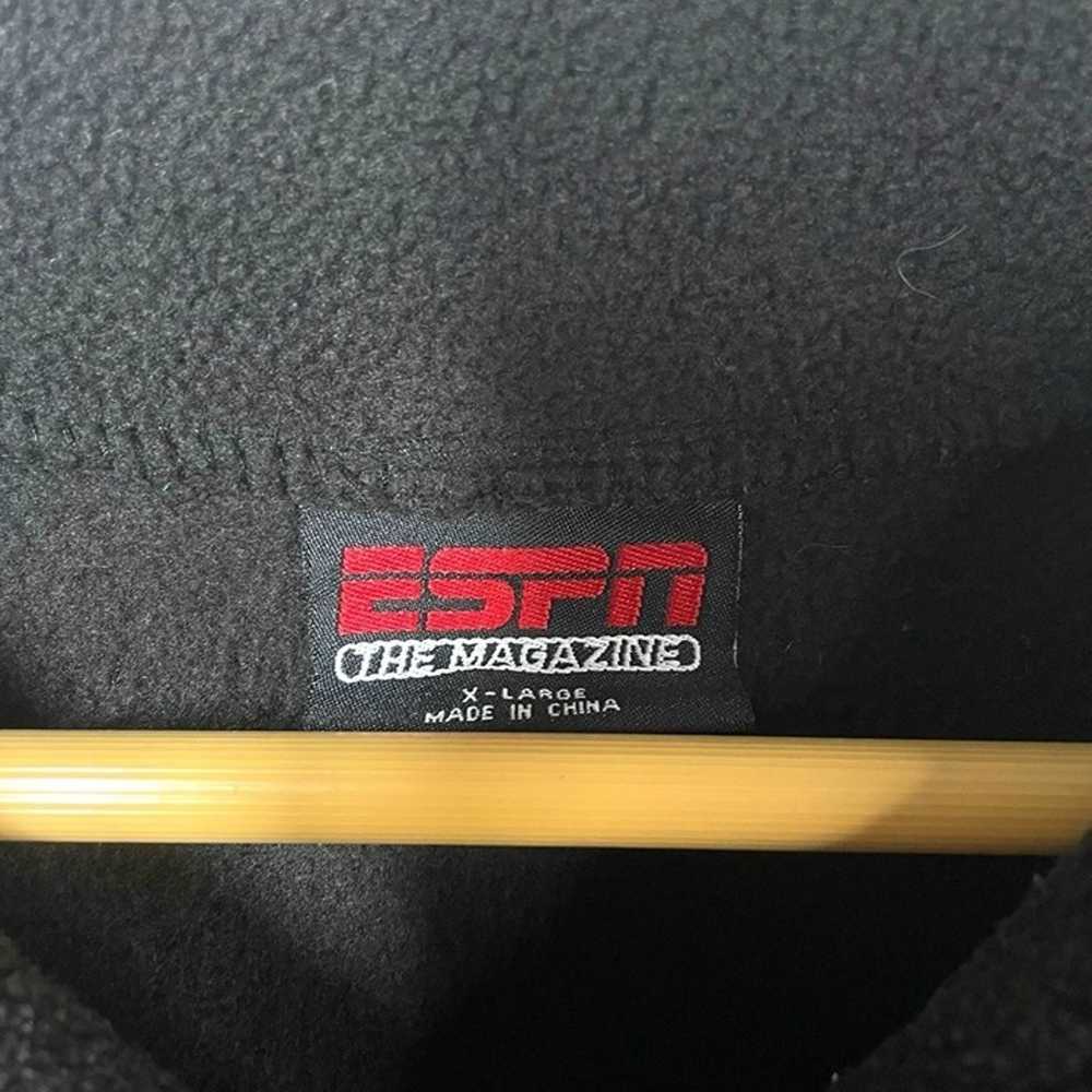 VINTAGE 90s ESPN Magazine Fleece Quarter Zip Pull… - image 7