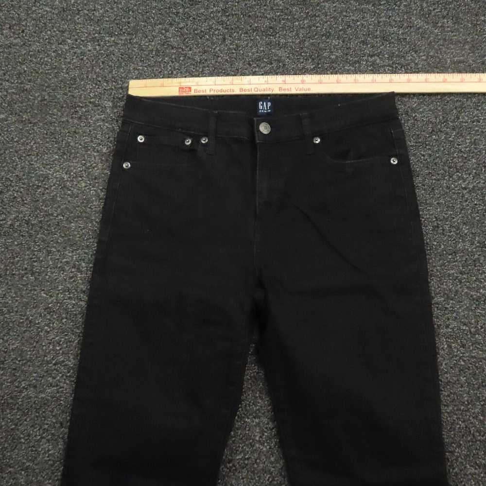 Gap Gap Jeans Womens Size 31 Black Classic Straig… - image 2
