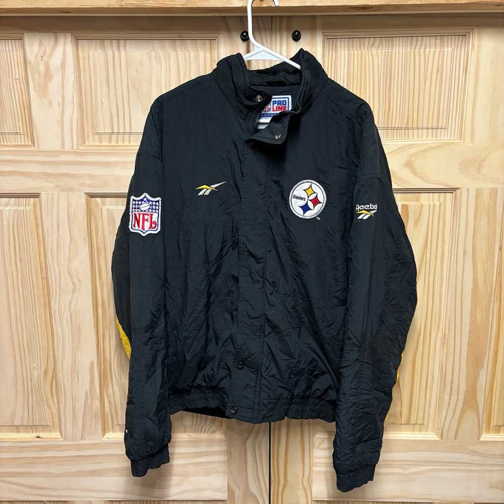 Vintage 1990s Reebok Pittsburgh Steelers Jacket - image 1