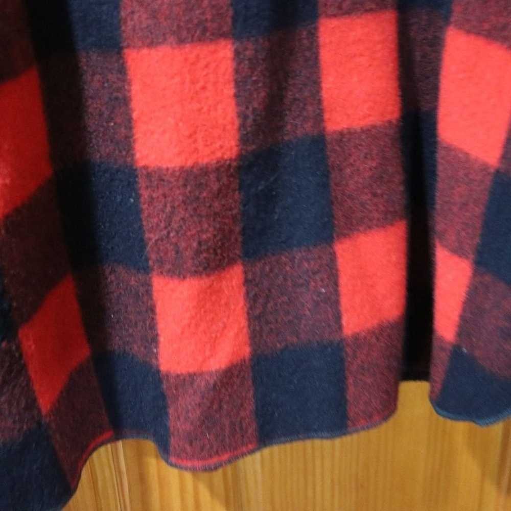 Woolrich Vintage Red Wool Buffalo Plaid Shackett … - image 9