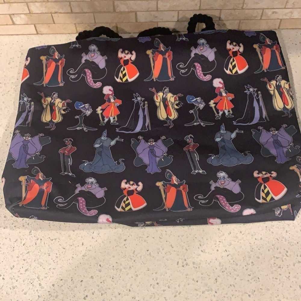 Womens Disney Villains Tote Bag All-over Rope Tra… - image 1