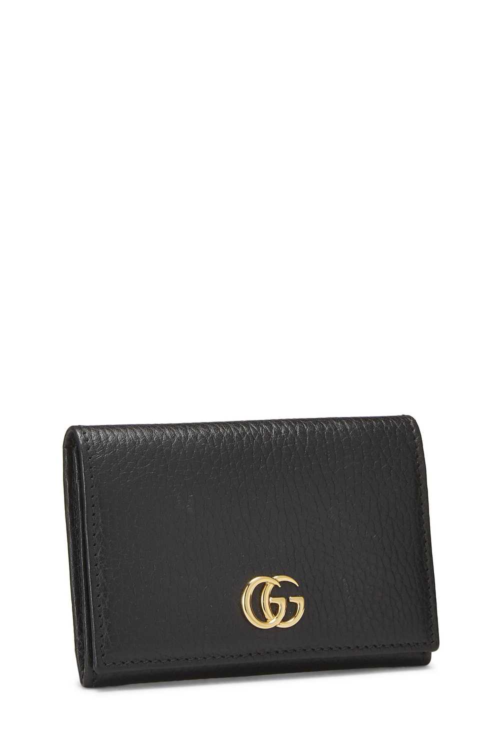 Black Leather GG Marmont Card Holder - image 2