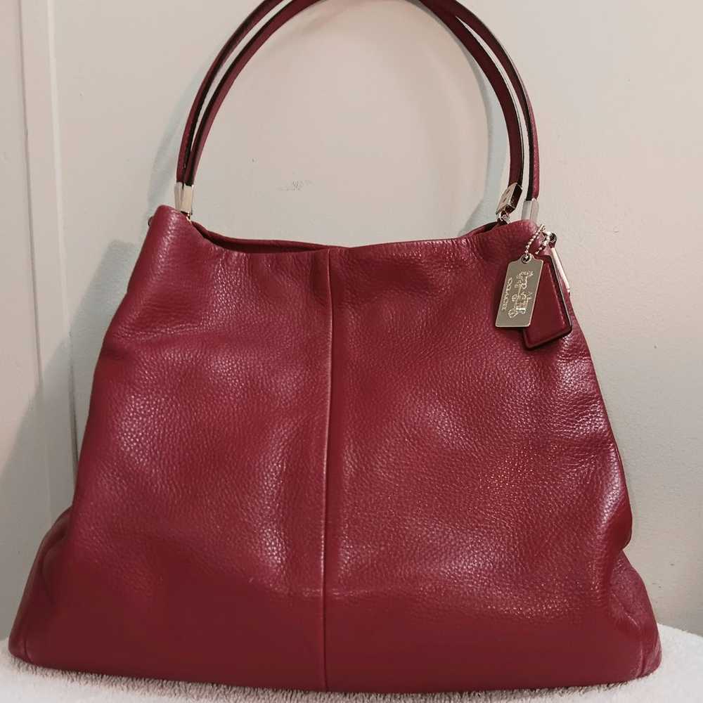 COACH Handbag Shoulder Bag Tote Purse - image 2