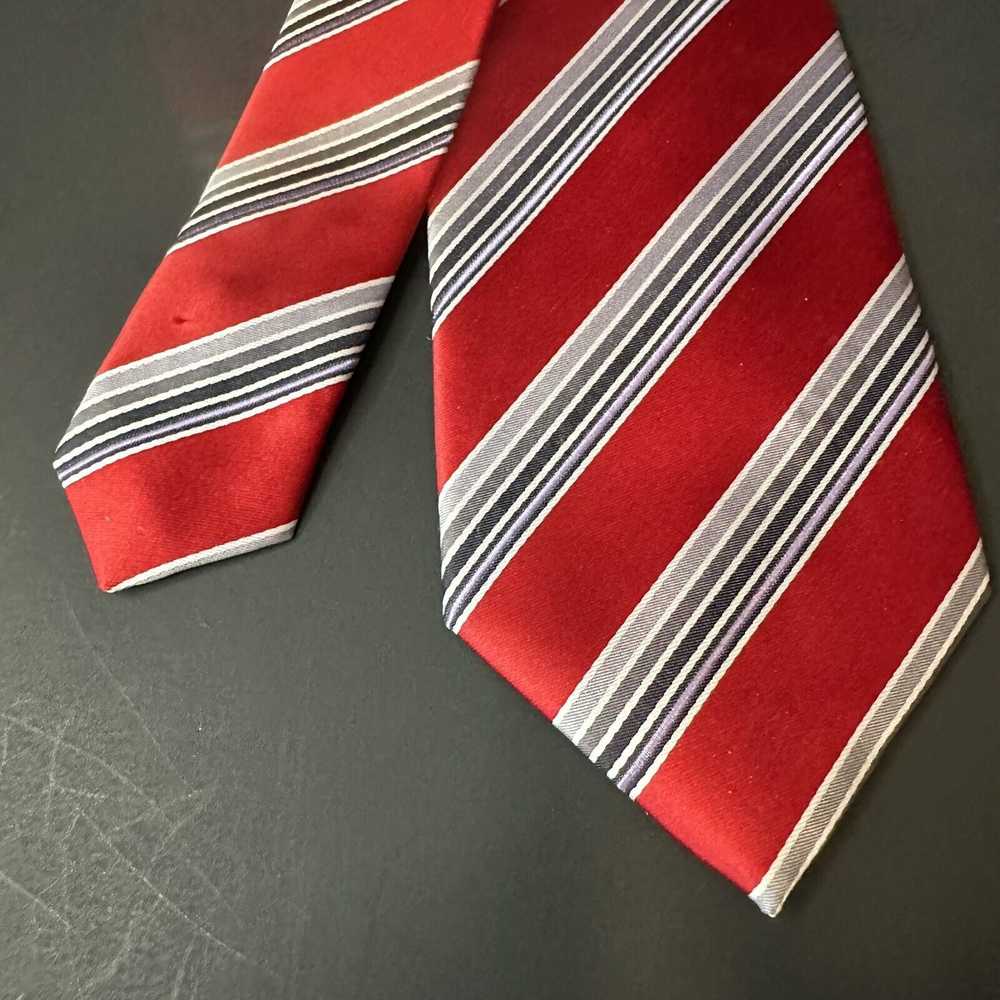 Handmade Giorgio Brutini Collezione Tie Red/Grey/… - image 6