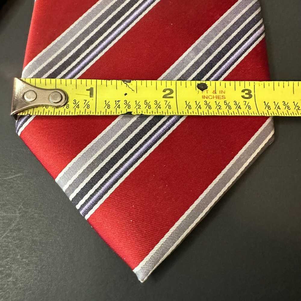 Handmade Giorgio Brutini Collezione Tie Red/Grey/… - image 7