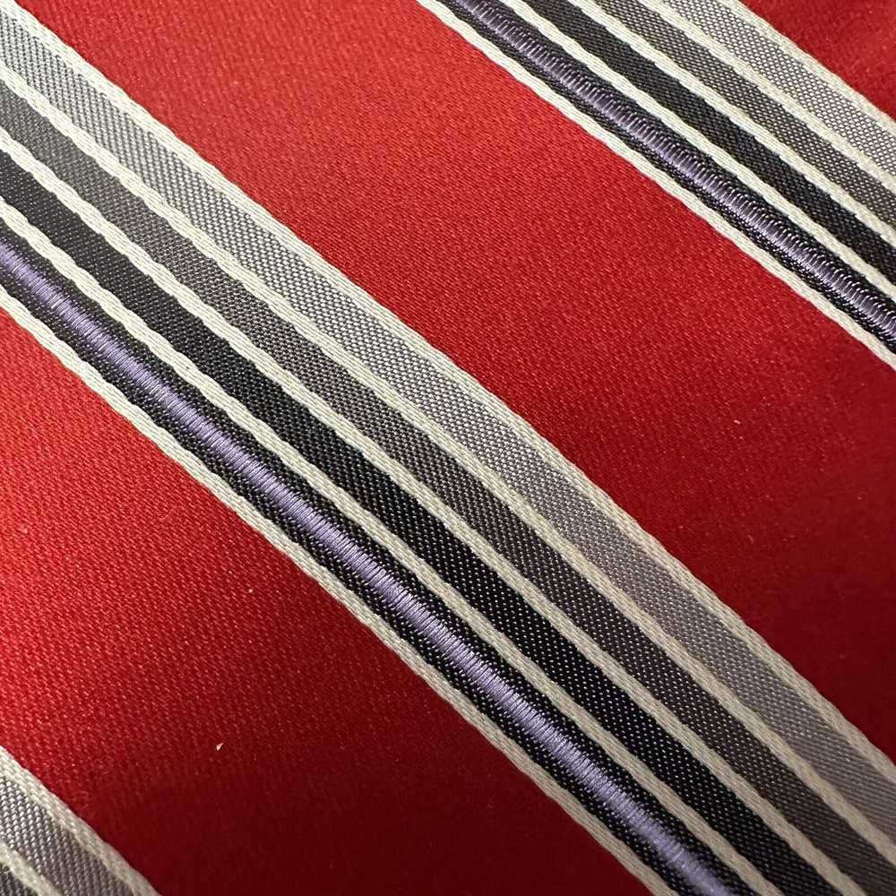 Handmade Giorgio Brutini Collezione Tie Red/Grey/… - image 8