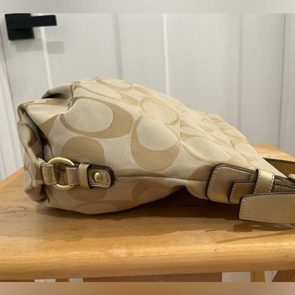 Coach Soho Signature Duffle Shoulder Bag F15067 T… - image 6