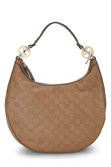 Brown Guccissima Leather Twins Hobo