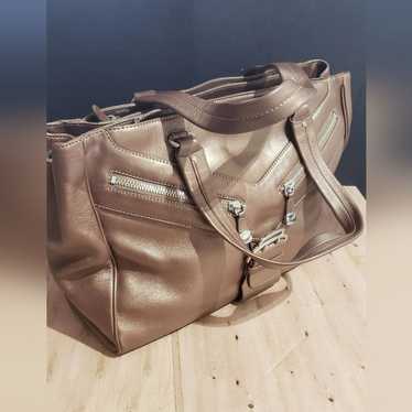 Vintage Cole Haan Bronze Bag with Silver Hardware - image 1