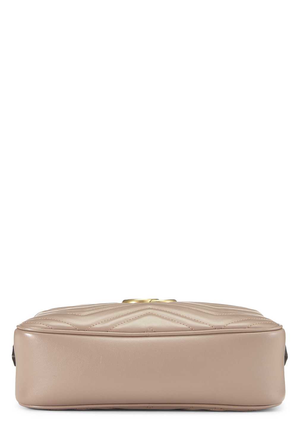 Pink Leather GG Marmont Crossbody - image 5