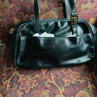 Ralph Lauren Black Leather Shoulder Bag