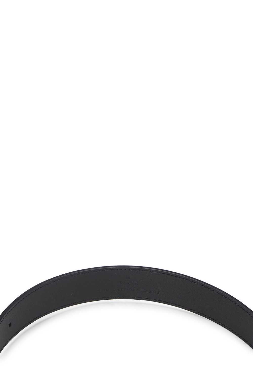 Black Leather GG Marmont Belt - image 4