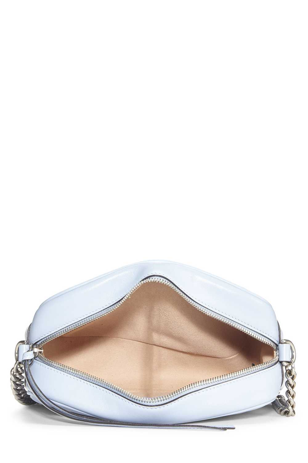 Blue Leather GG Marmont Crossbody Small - image 6