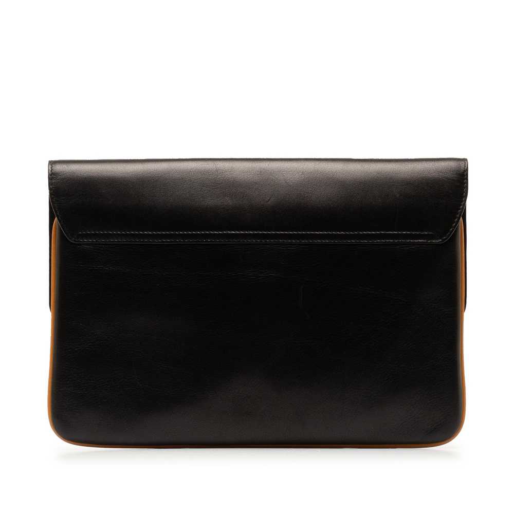 Product Details Black Leather Carriage Clutch - image 3