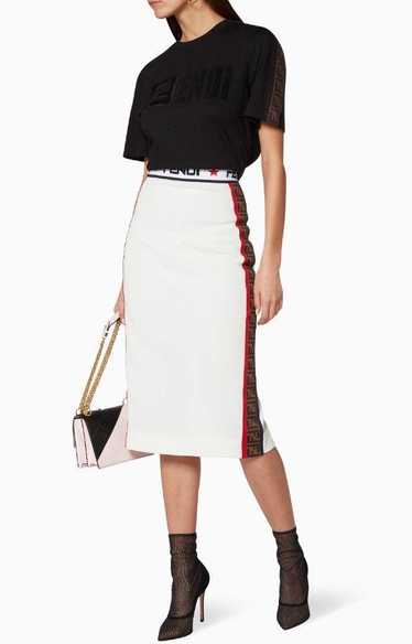 Product Details Fendi x Fila white pencil skirt