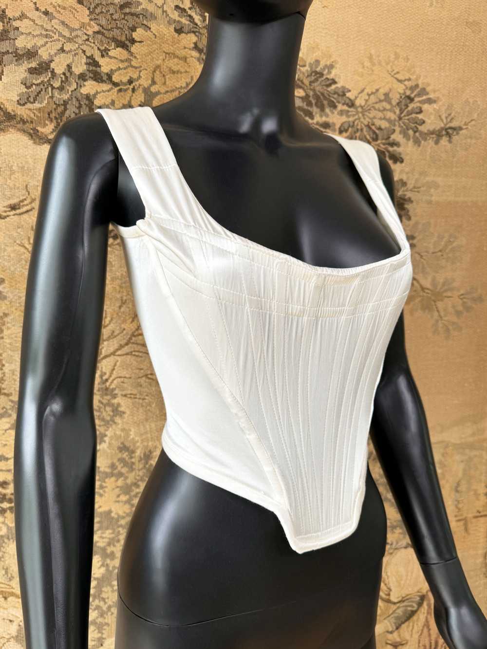 Vivienne Westwood 1990s White Satin Corset - Gem