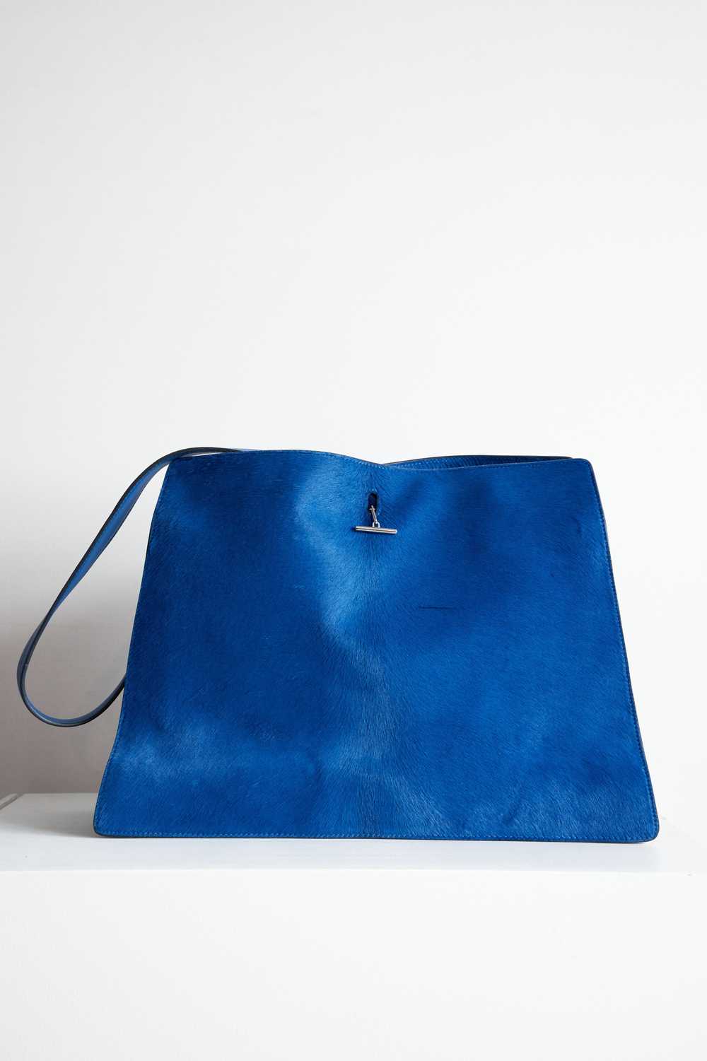 Royal Blue Ponyhair "Hobo" Bag - image 1