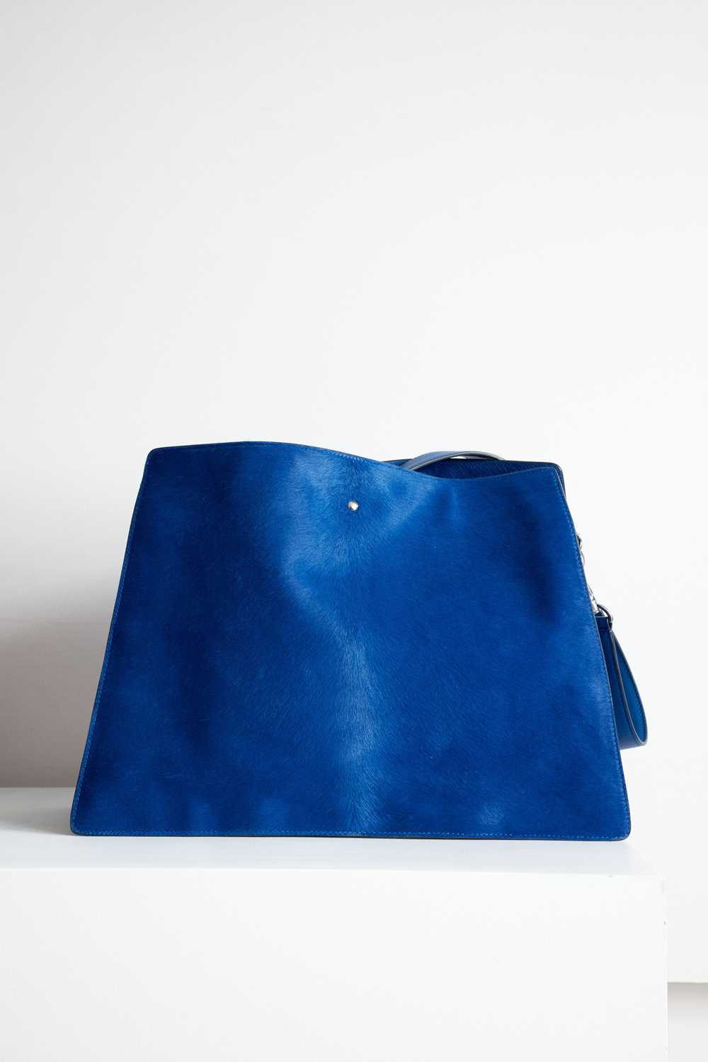 Royal Blue Ponyhair "Hobo" Bag - image 3