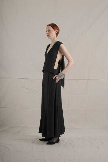 1990's Matsuda Black Long Dress - image 1