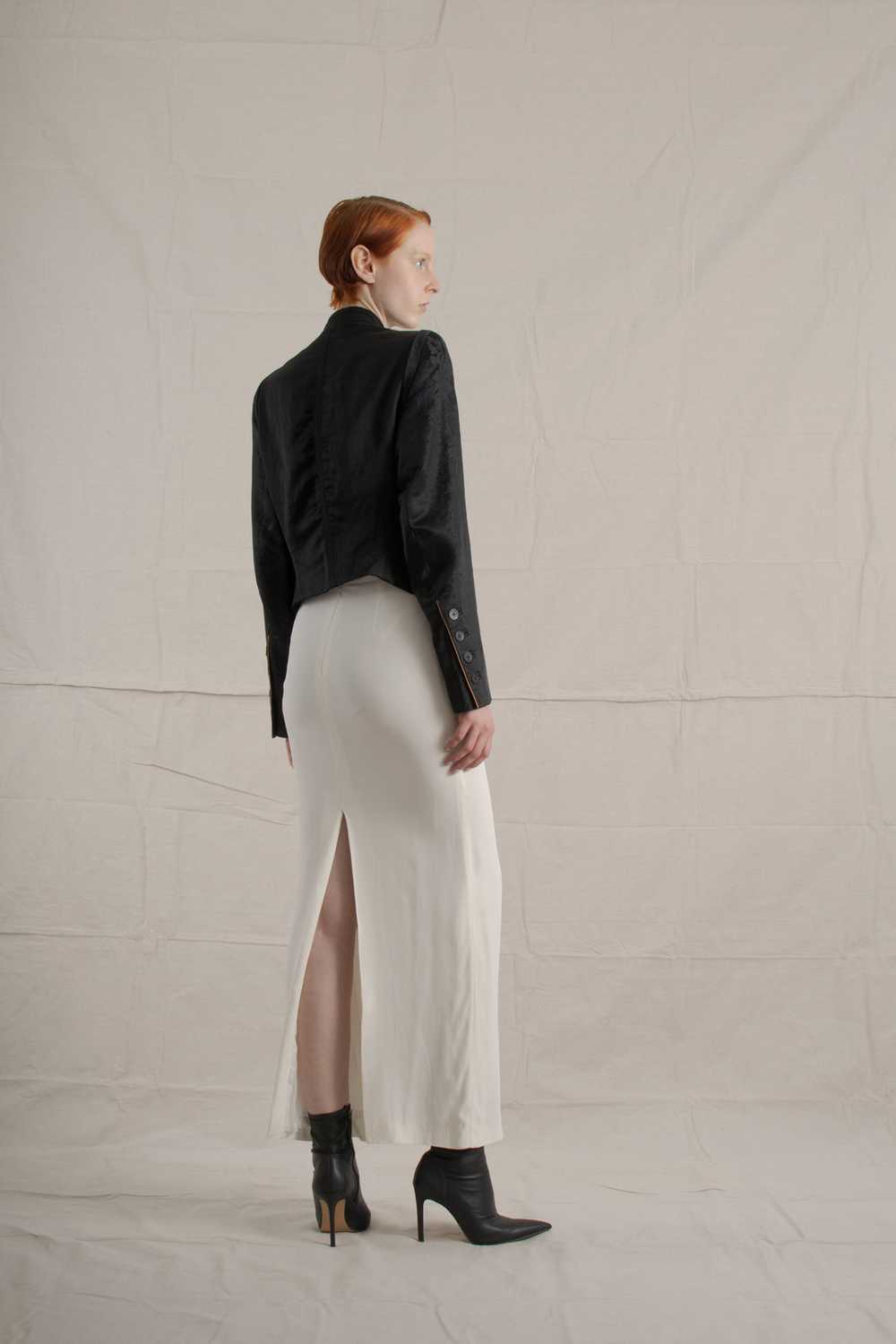 1980's Gianfranco Ferre Ivory Long Skirt - image 2