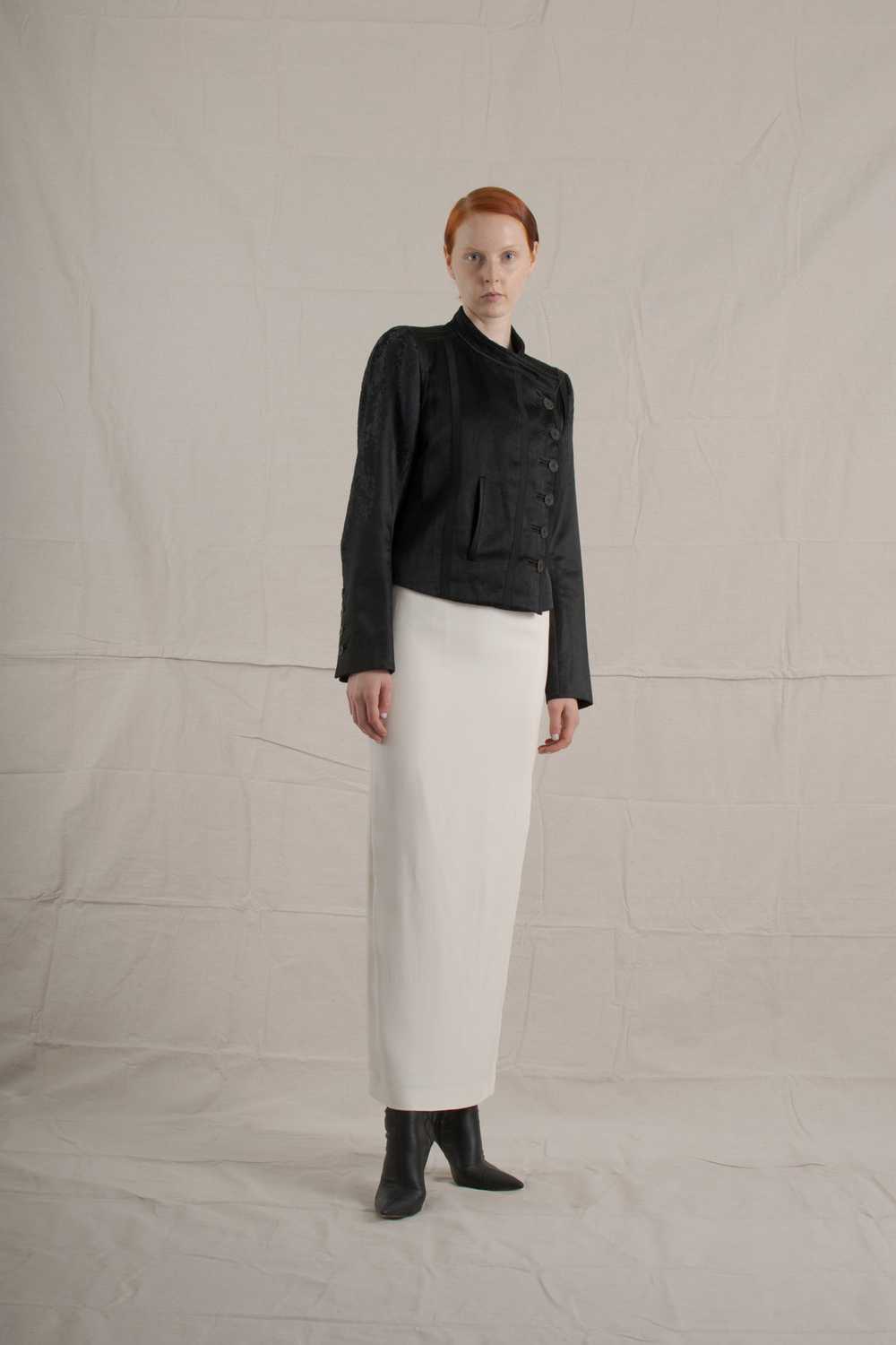 1980's Gianfranco Ferre Ivory Long Skirt - image 4