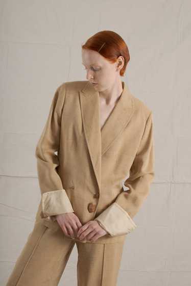 1990's Gianfranco Ferre Beige Suit