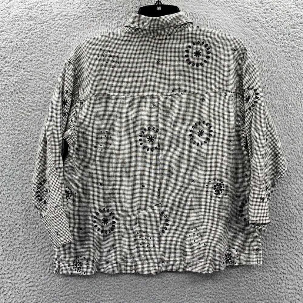 Vintage CHICOS Shirt Womens Size 0 Small Button U… - image 2