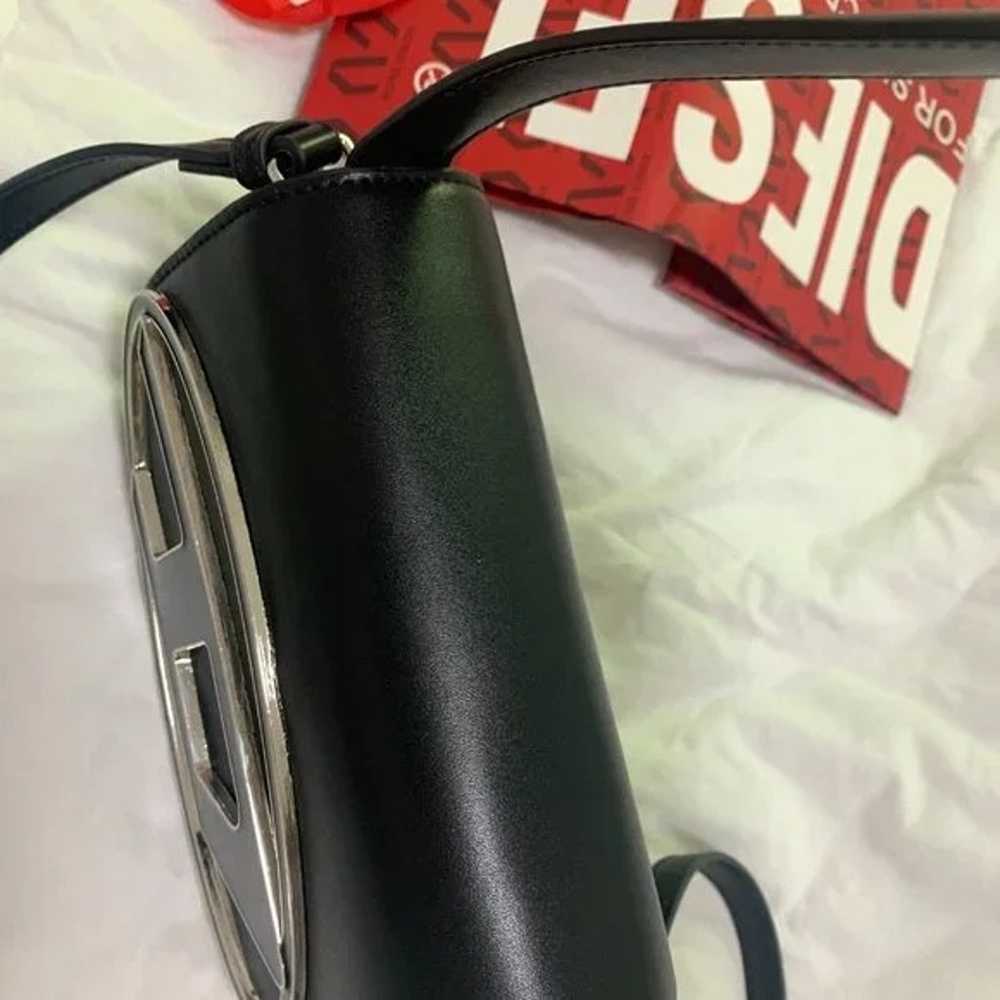 Diesel 1DR Shoulder Bag in Nappa Leather Black - image 7