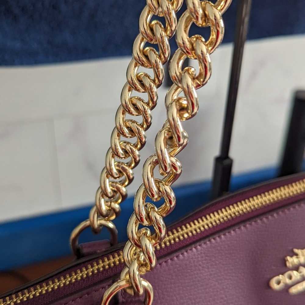 NWOT AVA TOTE IN CROSSGRAIN LEATHER (COACH F35808) - image 9