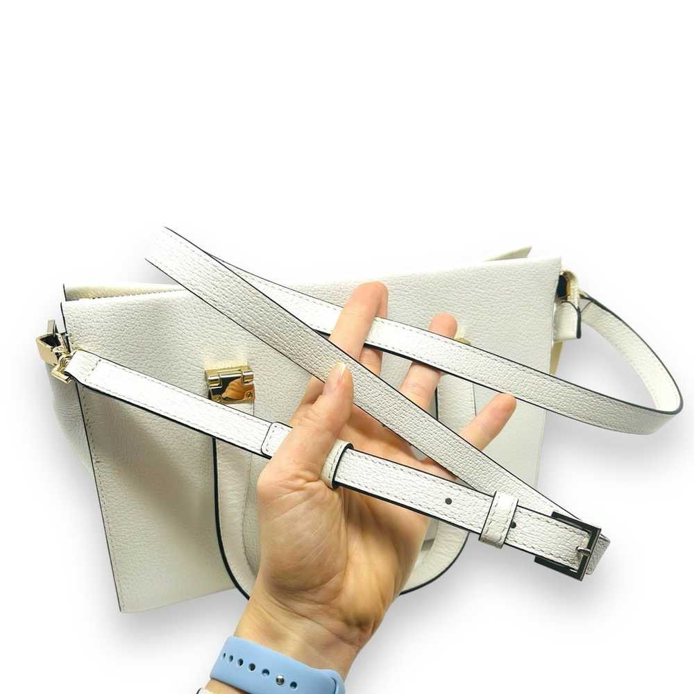 Kate Spade Pebbled Leather White Zippered Handbag… - image 7
