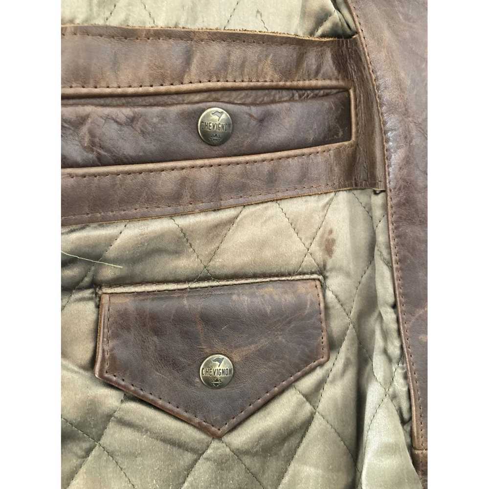 Chevignon Leather vest - image 6