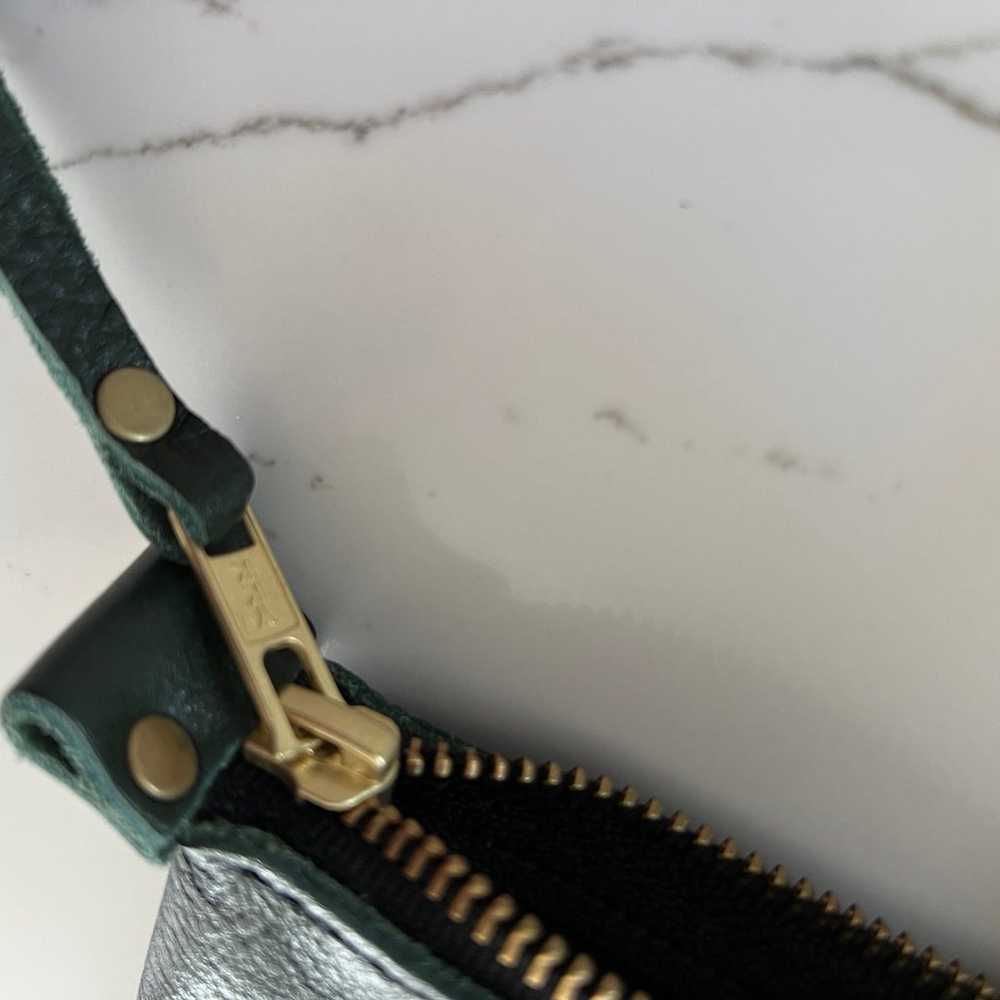 Portland Leather Goods Green Tote Shoulder Bag - image 4