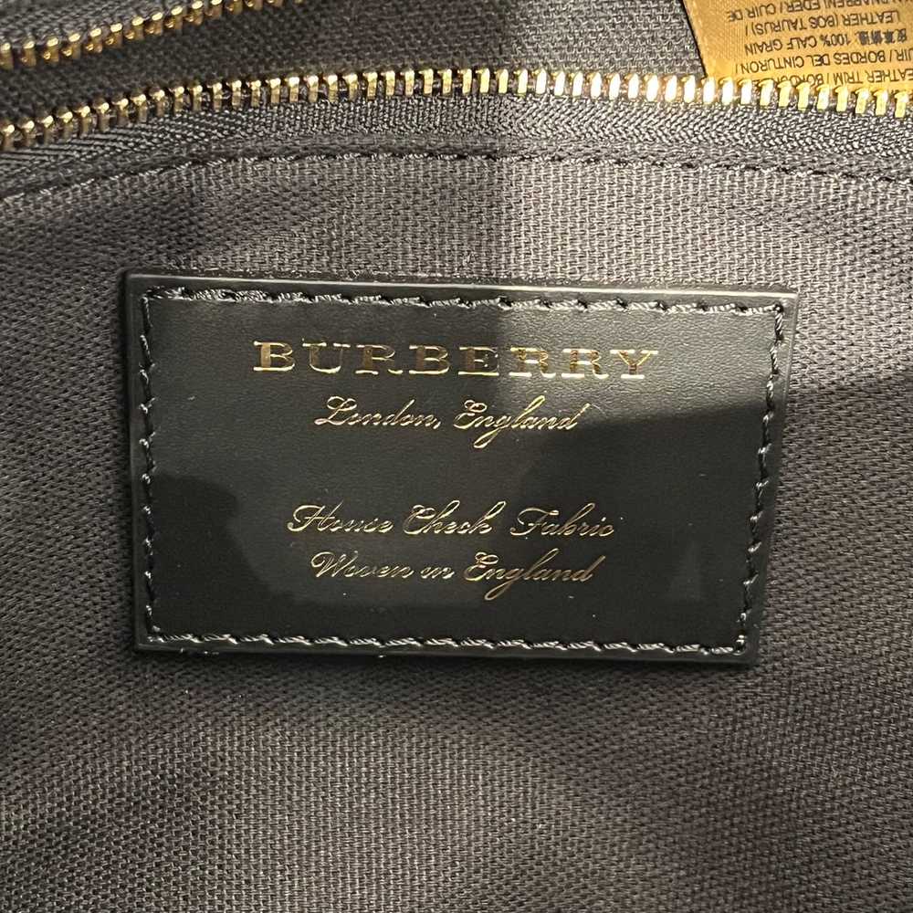 BURBERRY/Hand Bag/Stripe/Leather/BRW/ - image 5