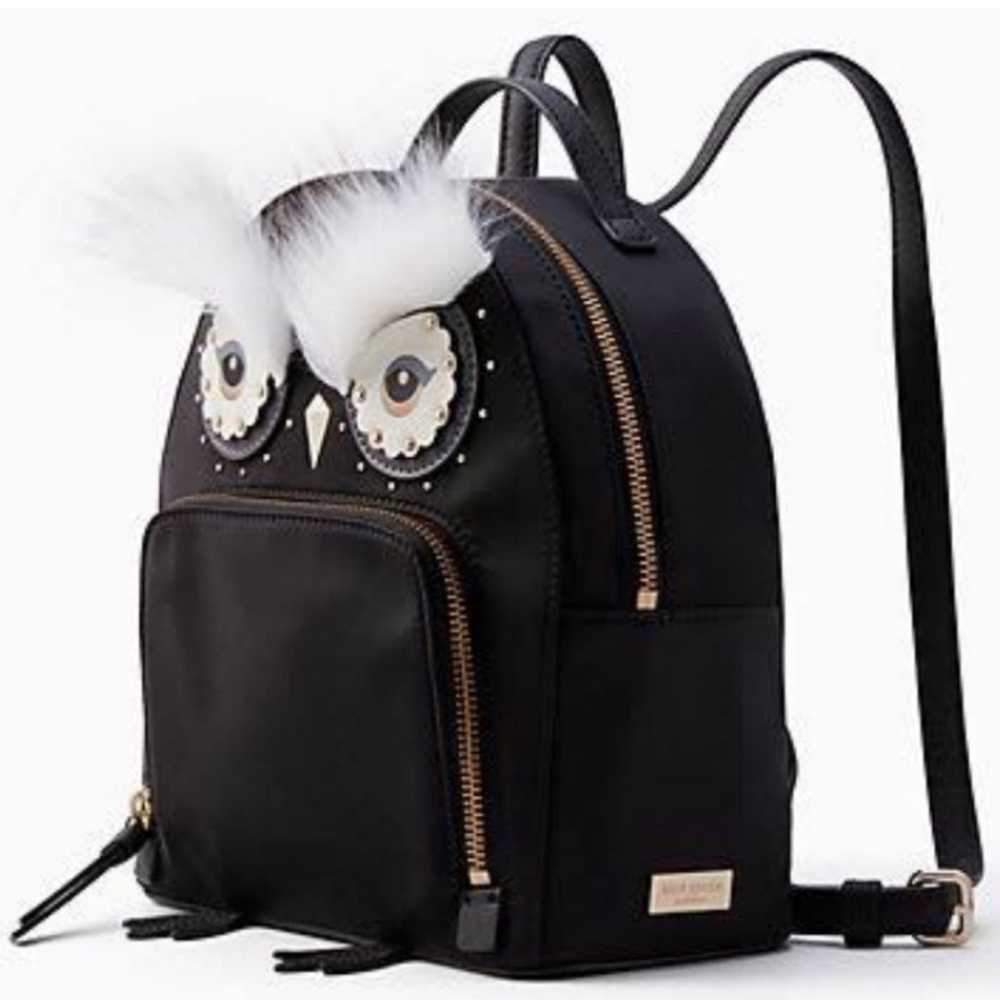 NEW WITHOUT TAGS KATE SPADE OWL TOMI BACKPACK - image 11