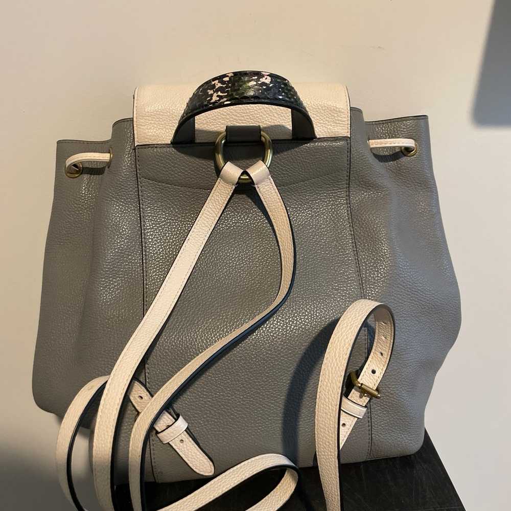 Coach Evie Backpack In Colorblock With Snakeskin … - image 3
