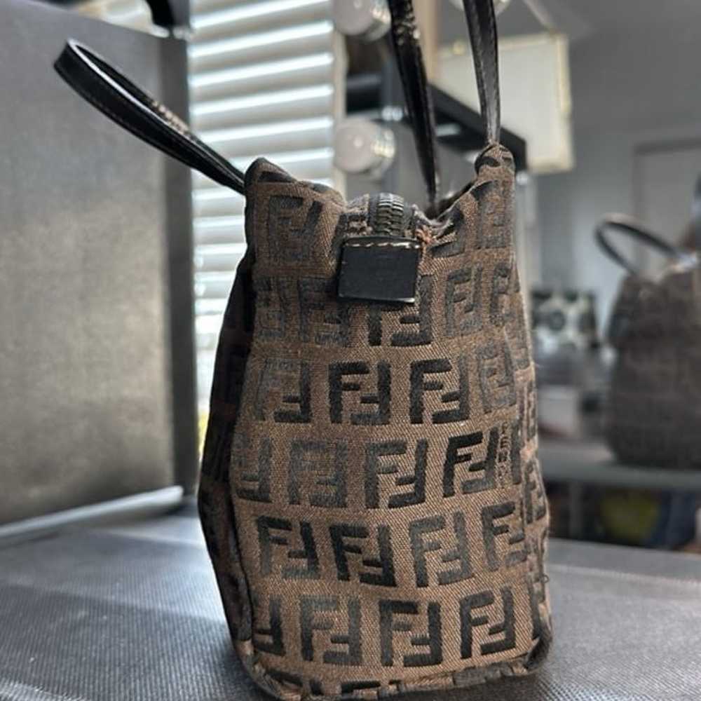 Fendi Monogram Mini Handbag - image 5