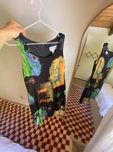 Vintage Jessica Howard 90s Print Dress (8) | Used… - image 1