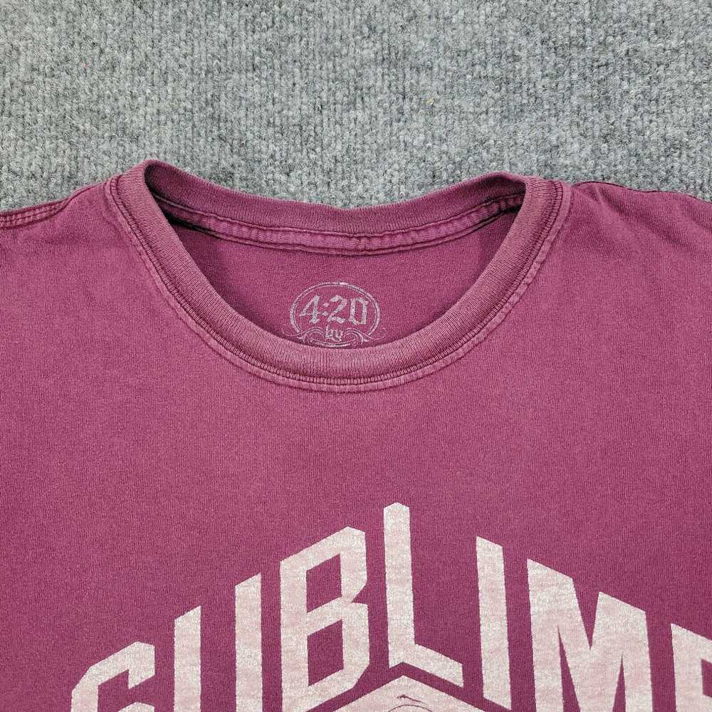 Vintage Sublime Shirt Men's XL Red Long Beach Gra… - image 3