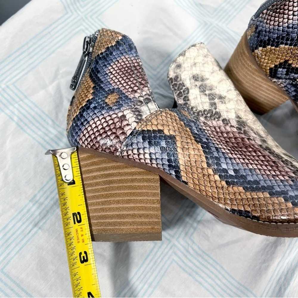 Blondo Esmee Waterproof Leather Snake Print Block… - image 3