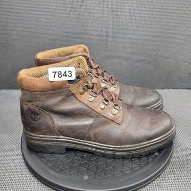 Timberland Leather Hiking Boots Womens Sz 8.5 Bro… - image 1
