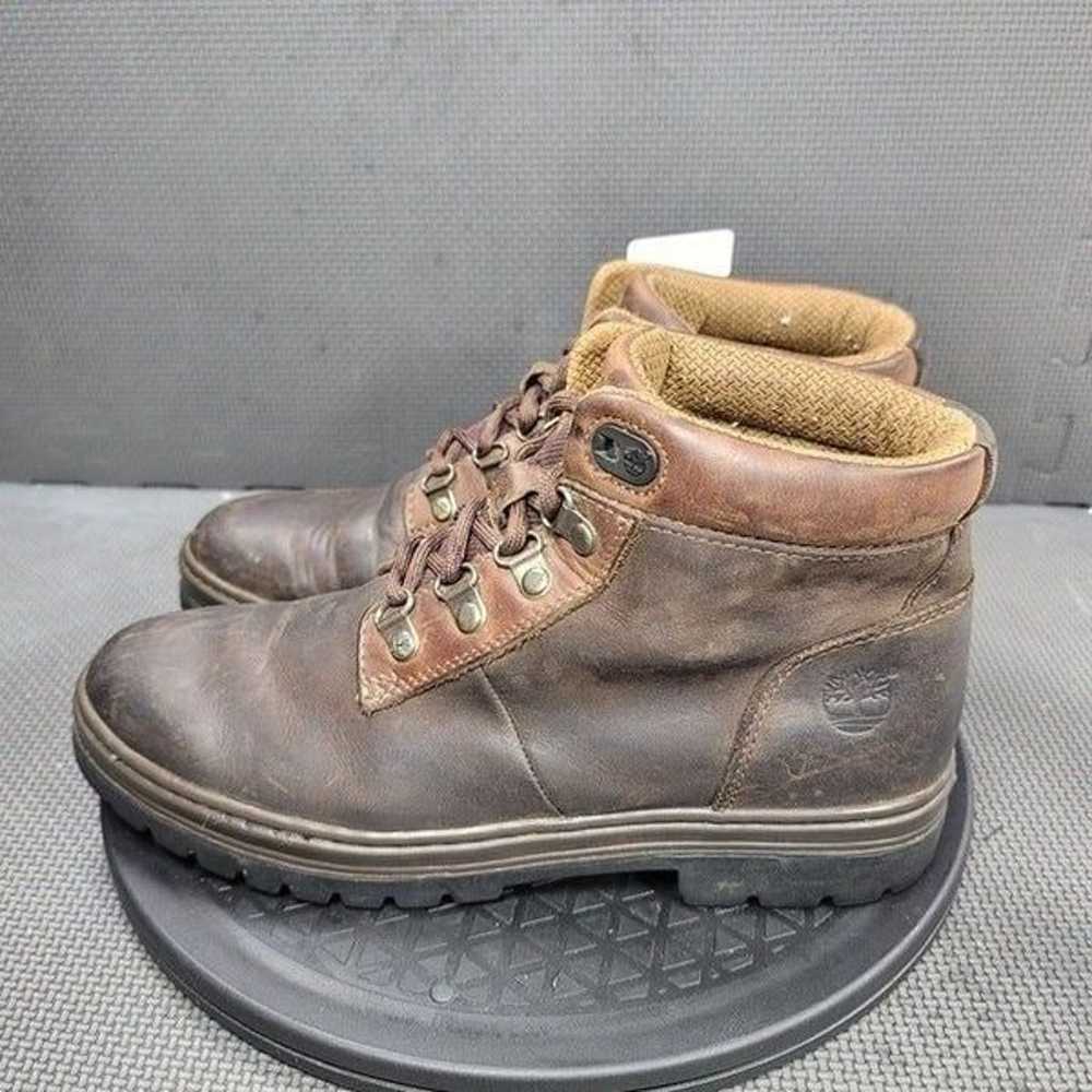 Timberland Leather Hiking Boots Womens Sz 8.5 Bro… - image 3