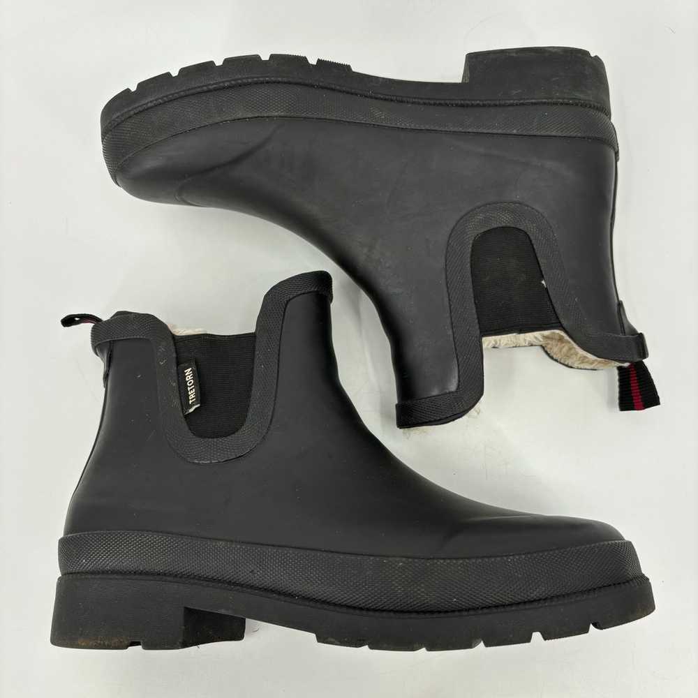 Tretorn Lina Chelsea Rubber Boots Faux Fur Lined … - image 2