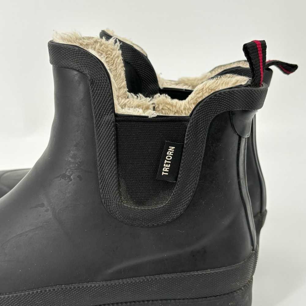 Tretorn Lina Chelsea Rubber Boots Faux Fur Lined … - image 3