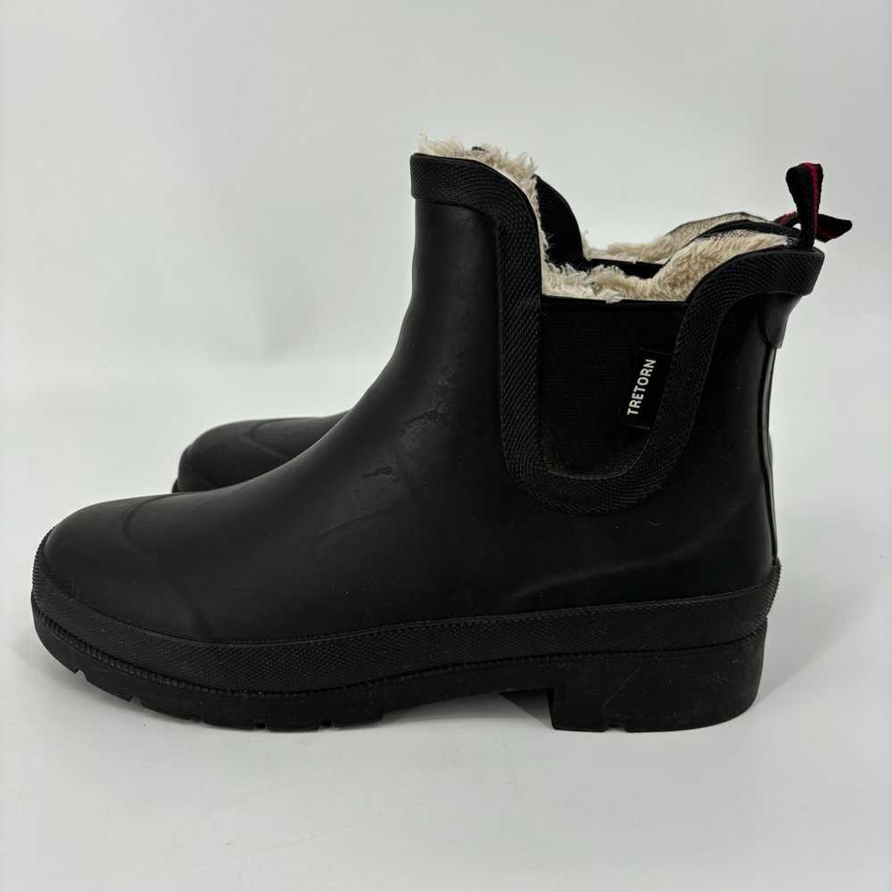 Tretorn Lina Chelsea Rubber Boots Faux Fur Lined … - image 4