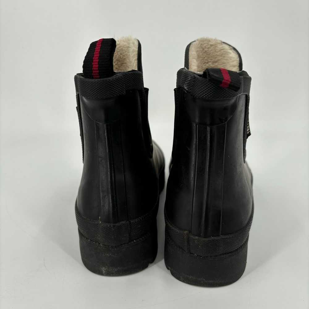Tretorn Lina Chelsea Rubber Boots Faux Fur Lined … - image 5