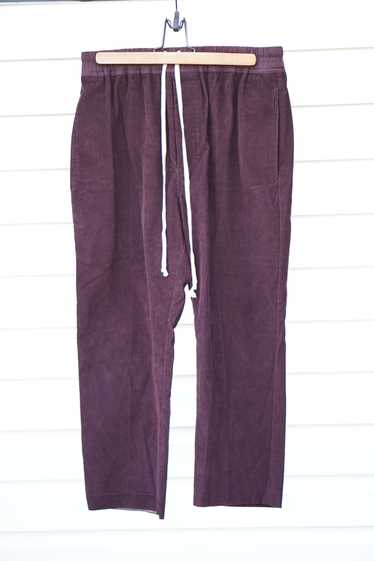 Rick Owens Rick Cropped Slim Astaires Corduroy Pa… - image 1