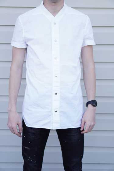 Rick Owens Off-White Golf Short Sleeve Shirt – BlackSkinny