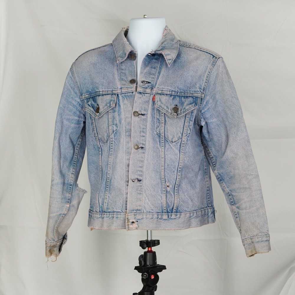 Levi's Levi Authentic Vintage Denim Trucker Jacke… - image 1