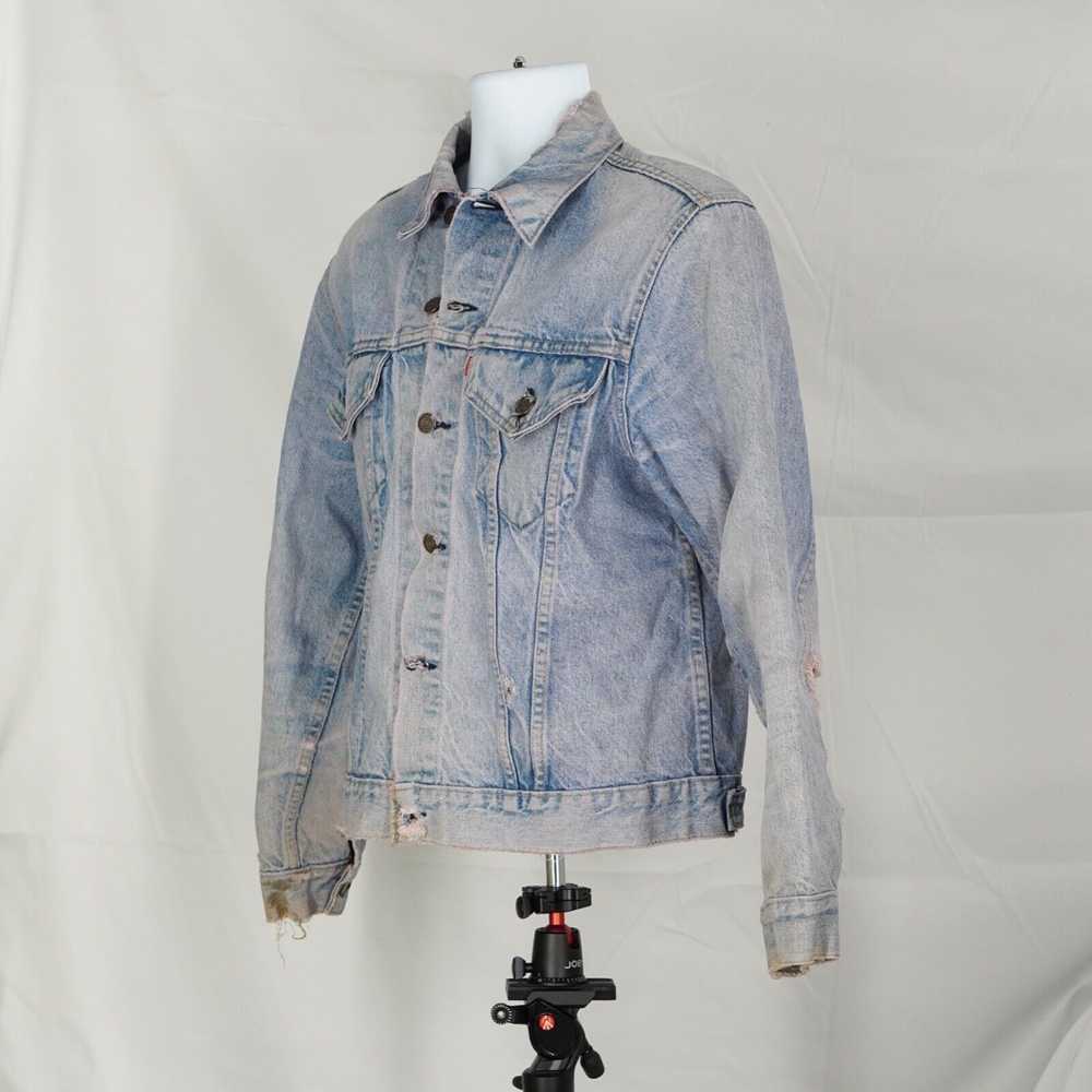 Levi's Levi Authentic Vintage Denim Trucker Jacke… - image 2